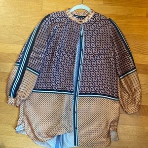 Printed button down from Zara